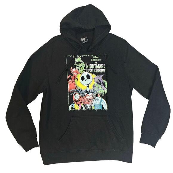 Hot Topic Disney SzL Tim Burton's The Nightmare Before XMas. Hoodie Sweatshirt. - Picture 1 of 7